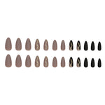 Elegant Minimalist Press-On Nail Set (24pcs) (DESIGN 7436)