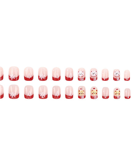Elegant Minimalist Press-On Nail Set (24pcs) (DESIGN 7618)