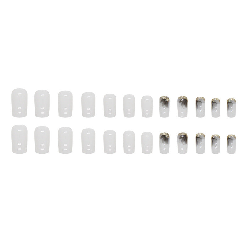 Elegant Minimalist Press-On Nail Set (24pcs) (DESIGN 7482)