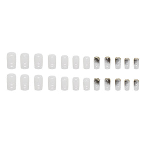 Elegant Minimalist Press-On Nail Set (24pcs) (DESIGN 7482)