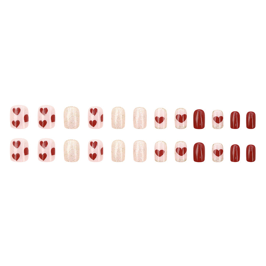 Elegant Minimalist Press-On Nail Set (24pcs) (DESIGN 7614)