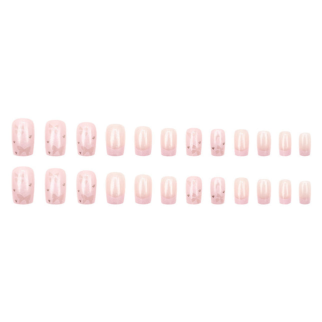 Elegant Minimalist Press-On Nail Set (24pcs) (DESIGN 7541)