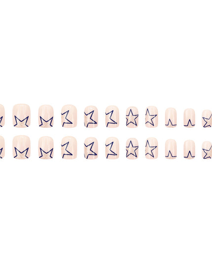 Elegant Minimalist Press-On Nail Set (24pcs) (DESIGN 7577)