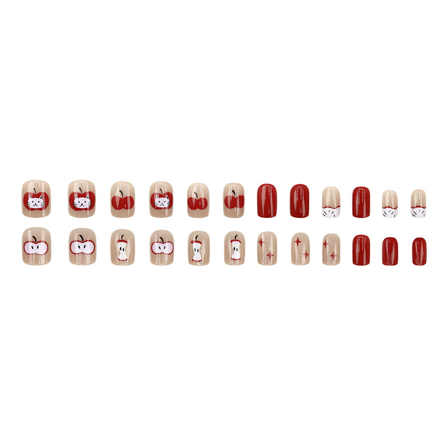 Elegant Minimalist Press-On Nail Set (24pcs) (DESIGN 7612)