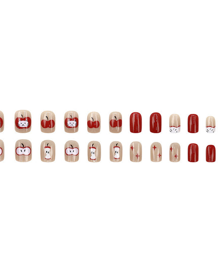 Elegant Minimalist Press-On Nail Set (24pcs) (DESIGN 7612)