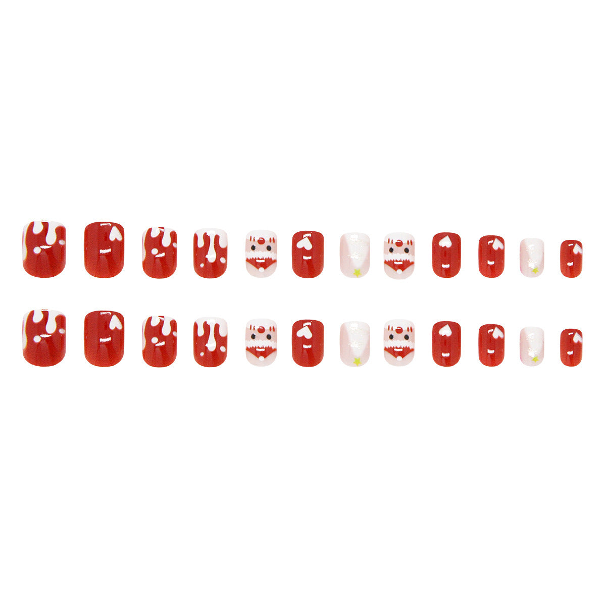 Elegant Minimalist Press-On Nail Set (24pcs) (DESIGN 7403)