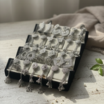 Set Of 12 Oxidized Designer Stud Earrings With Folding Jewelry Box (COMBO 01)