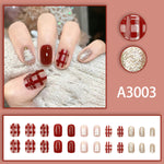 Elegant Minimalist Press-On Nail Set (24pcs) (DESIGN 7543)