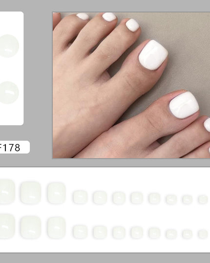 Elegant Minimalist Press-On Nail Set (24pcs) (DESIGN 7488)