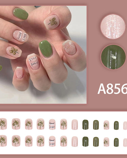 Elegant Minimalist Press-On Nail Set (24pcs) (DESIGN 7508)
