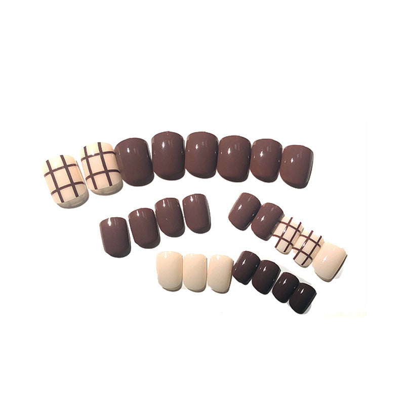 Elegant Minimalist Press-On Nail Set (24pcs) (DESIGN 7315)