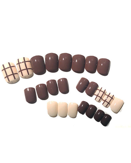 Elegant Minimalist Press-On Nail Set (24pcs) (DESIGN 7315)