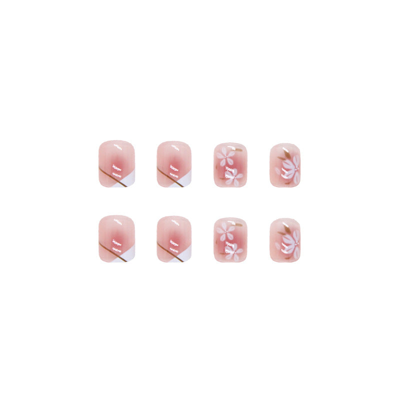 Elegant Minimalist Press-On Nail Set (24pcs) (DESIGN 7412)