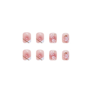 Elegant Minimalist Press-On Nail Set (24pcs) (DESIGN 7412)