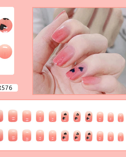 Elegant Minimalist Press-On Nail Set (24pcs) (DESIGN 7101)