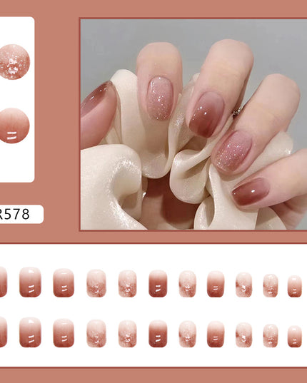 Elegant Minimalist Press-On Nail Set (24pcs) (DESIGN 7102)