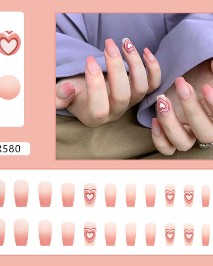 Elegant Minimalist Press-On Nail Set (24pcs) (DESIGN 7103)