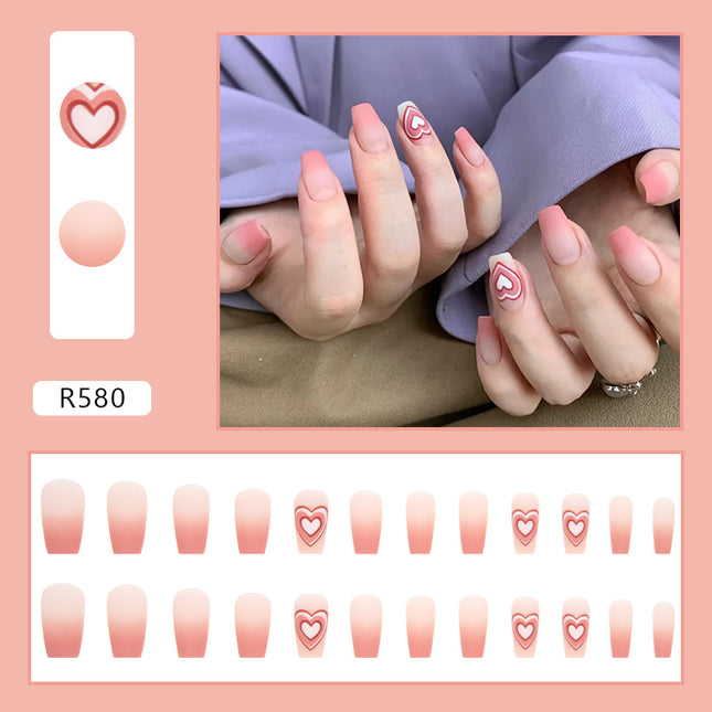 Elegant Minimalist Press-On Nail Set (24pcs) (DESIGN 7103)