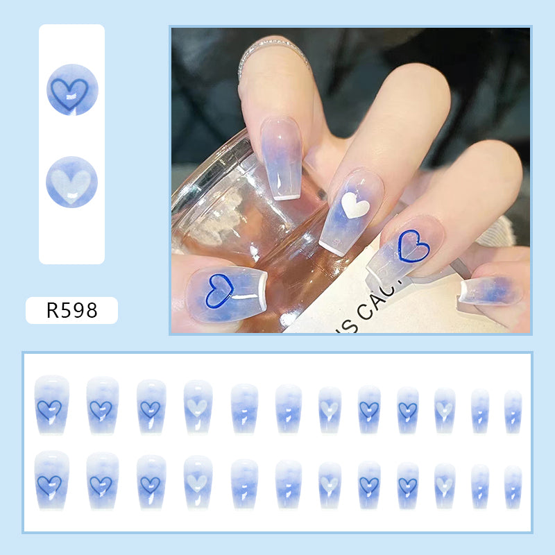 Elegant Minimalist Press-On Nail Set (24pcs) (DESIGN 7112)