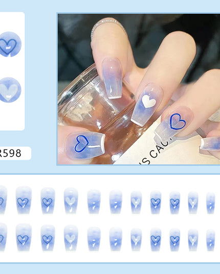 Elegant Minimalist Press-On Nail Set (24pcs) (DESIGN 7112)