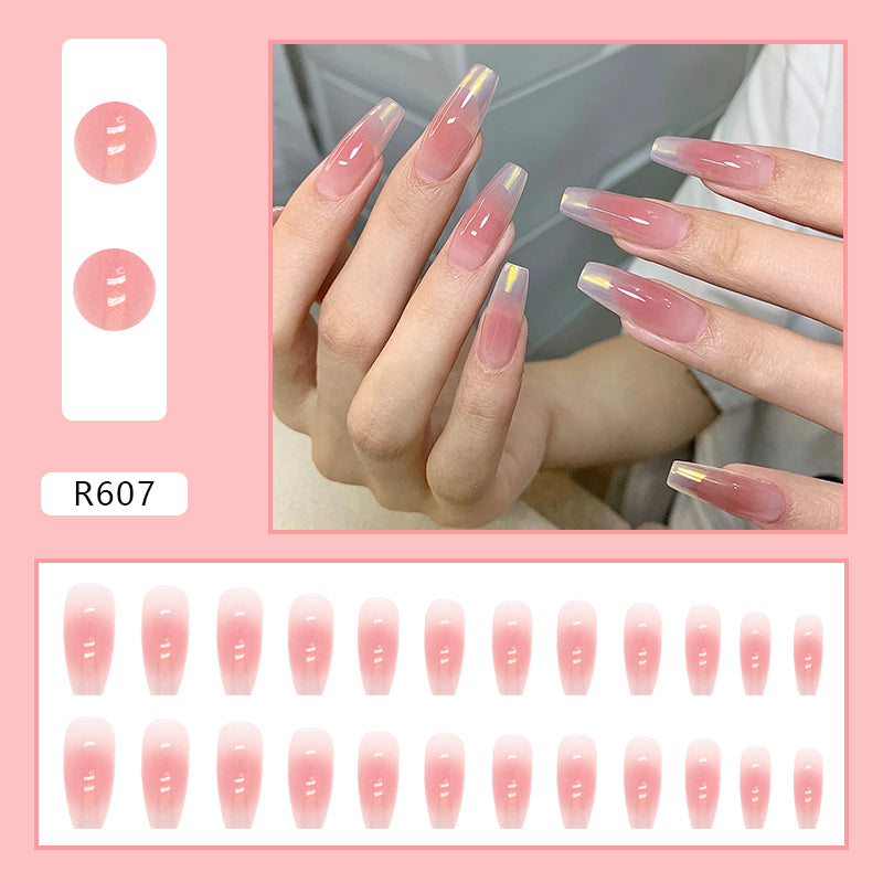 Elegant Minimalist Press-On Nail Set (24pcs) (DESIGN 7113)