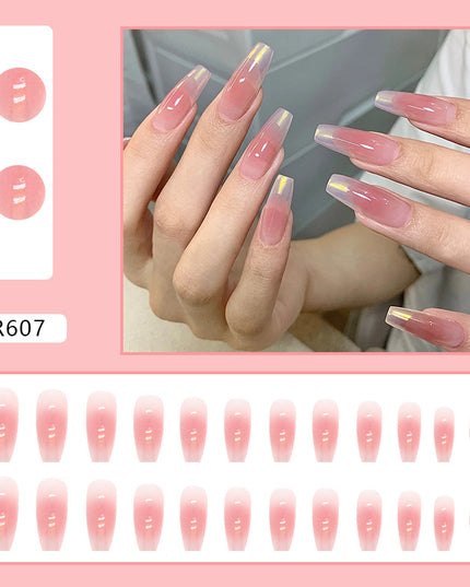 Elegant Minimalist Press-On Nail Set (24pcs) (DESIGN 7113)