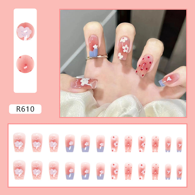 Elegant Minimalist Press-On Nail Set (24pcs) (DESIGN 7114)