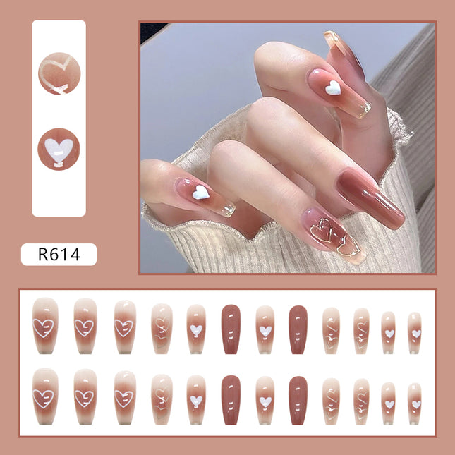 Elegant Minimalist Press-On Nail Set (24pcs) (DESIGN 7115)