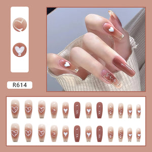 Elegant Minimalist Press-On Nail Set (24pcs) (DESIGN 7115)