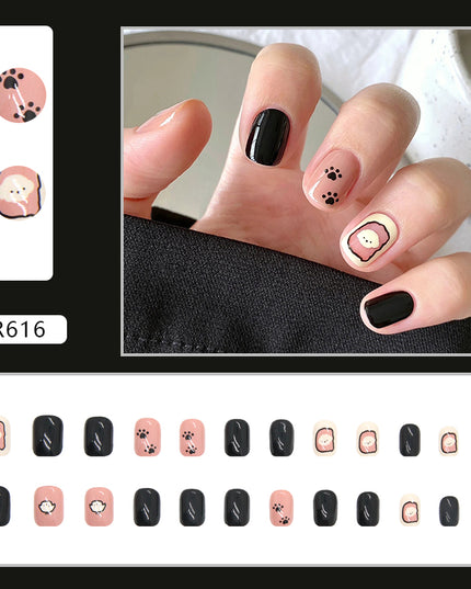 Elegant Minimalist Press-On Nail Set (24pcs) (DESIGN 7116)