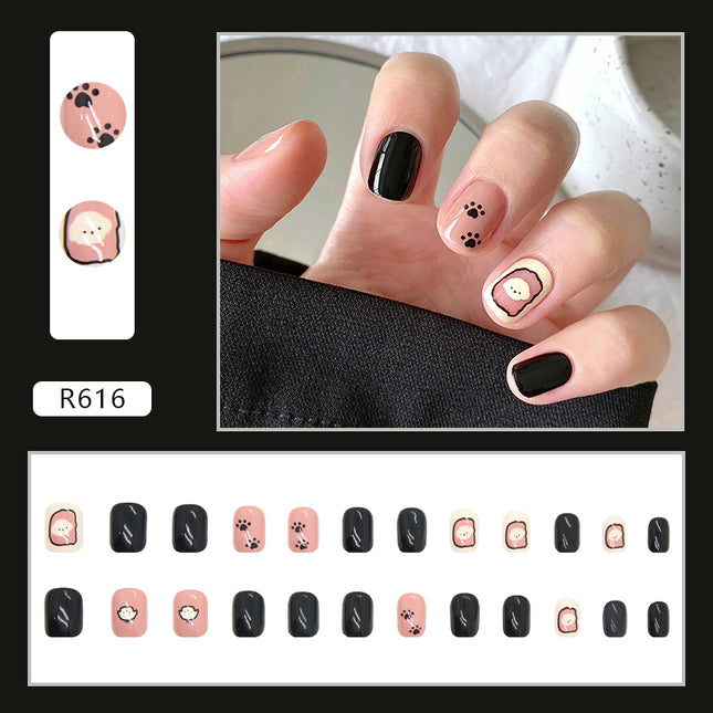 Elegant Minimalist Press-On Nail Set (24pcs) (DESIGN 7116)