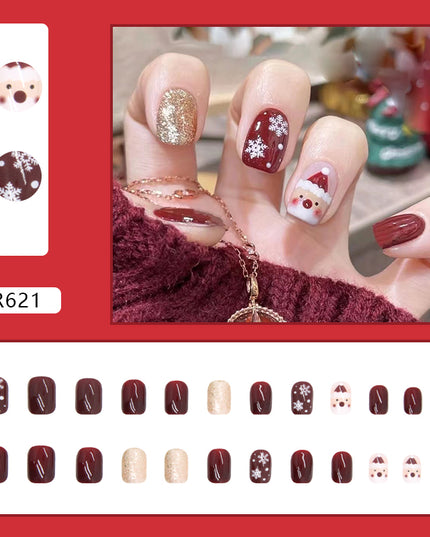 Elegant Minimalist Press-On Nail Set (24pcs) (DESIGN 7121)