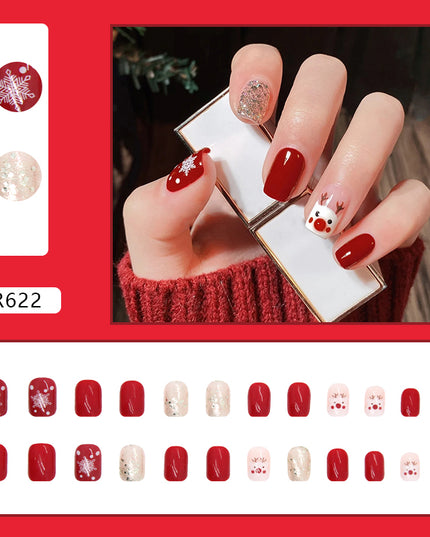 Elegant Minimalist Press-On Nail Set (24pcs) (DESIGN 7122)