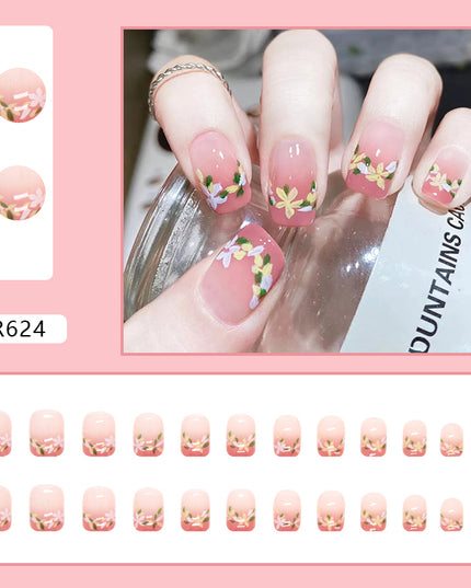 Elegant Minimalist Press-On Nail Set (24pcs) (DESIGN 7123)
