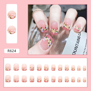 Elegant Minimalist Press-On Nail Set (24pcs) (DESIGN 7123)
