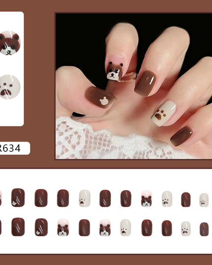 Elegant Minimalist Press-On Nail Set (24pcs) (DESIGN 7128)