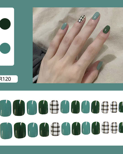 Elegant Minimalist Press-On Nail Set (24pcs) (DESIGN 7013)