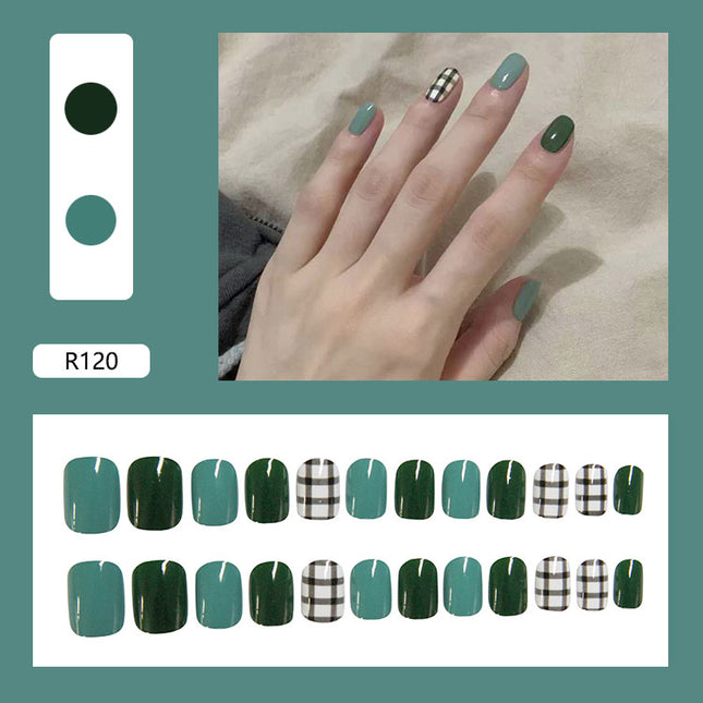 Elegant Minimalist Press-On Nail Set (24pcs) (DESIGN 7013)