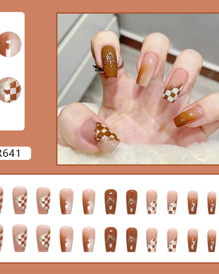 Elegant Minimalist Press-On Nail Set (24pcs) (DESIGN 7131)