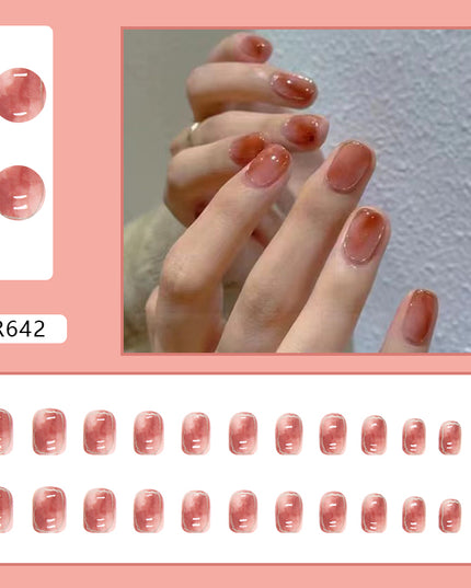 Elegant Minimalist Press-On Nail Set (24pcs) (DESIGN 7132)