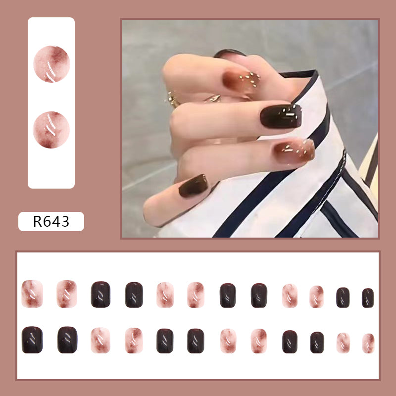 Elegant Minimalist Press-On Nail Set (24pcs) (DESIGN 7133)