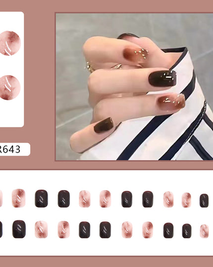 Elegant Minimalist Press-On Nail Set (24pcs) (DESIGN 7133)