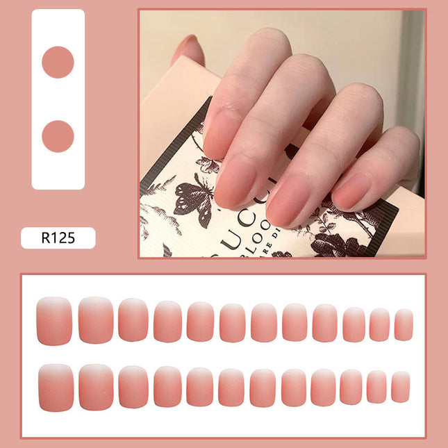 Elegant Minimalist Press-On Nail Set (24pcs) (DESIGN 7014)
