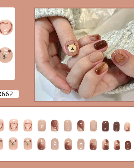 Elegant Minimalist Press-On Nail Set (24pcs) (DESIGN 7141)