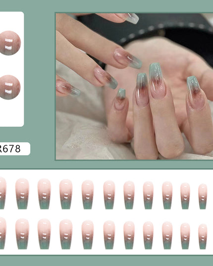Elegant Minimalist Press-On Nail Set (24pcs) (DESIGN 7153)
