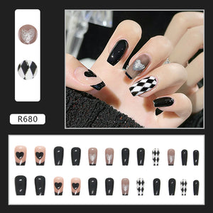 Elegant Minimalist Press-On Nail Set (24pcs) (DESIGN 7155)