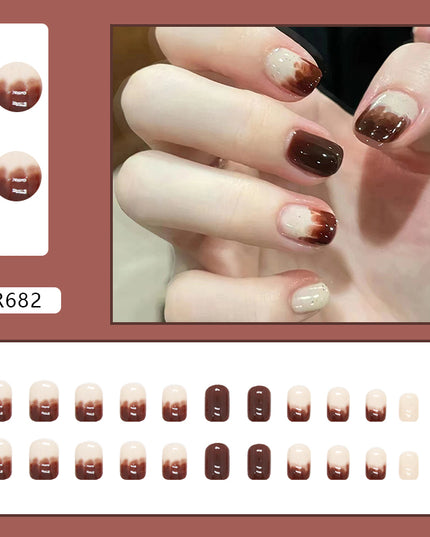 Elegant Minimalist Press-On Nail Set (24pcs) (DESIGN 7157)
