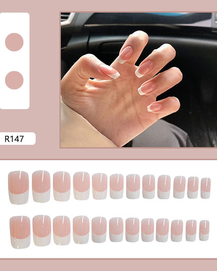 Elegant Minimalist Press-On Nail Set (24pcs) (DESIGN 7016)