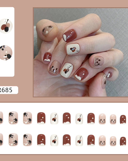 Elegant Minimalist Press-On Nail Set (24pcs) (DESIGN 7160)