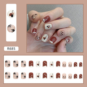 Elegant Minimalist Press-On Nail Set (24pcs) (DESIGN 7160)